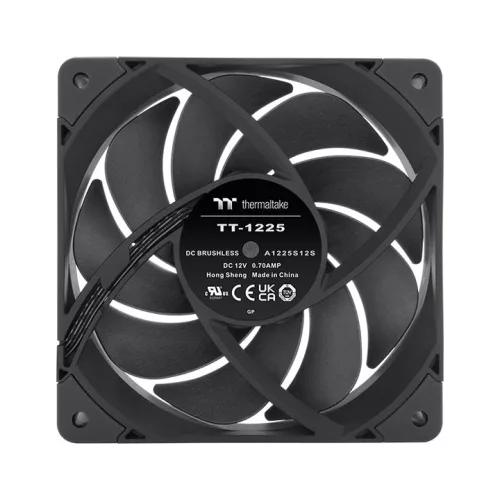 Ventilátor - toughfan 12cm pro hidraulikus csapágyazású, max CFM, fekete