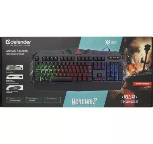 Werewolf GK-120DL membrános gamer billentyűzet