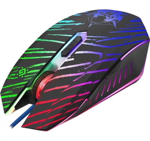 Vezetékes gamer egér, Dark Agent GM-590L, 12800 dpi, 6p