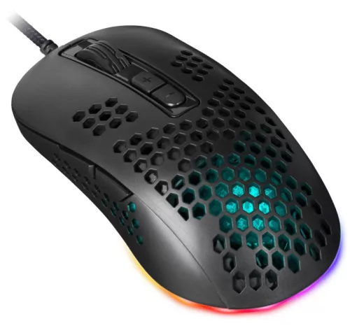 Vezetékes gamer egér, Shepard GM-620L, 12800 dpi, 7p RGB