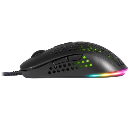 Vezetékes gamer egér, Shepard GM-620L, 12800 dpi, 7p RGB