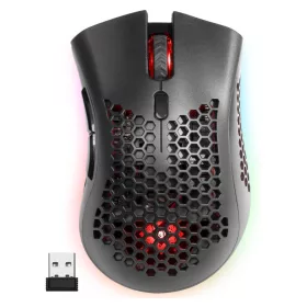   Warlock GM-709l vezeték nélküli gamer egér optikai RF RGB 2400 dpi 8p