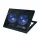 Vakoss lf-2463uk notebook hűtőpad (17.x hüvelyk; 2 ventilátor; hub)
