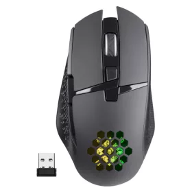   Glory GM-514 7p RGB vezeték nélküli gamer egér 1200/2400/3200 dpi fekete