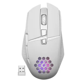   Glory GM-514 RGB 7P vezeték nélküli gamer egér 1200/2400/3200 dpi fehér