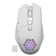 Glory GM-514 RGB 7P vezeték nélküli gamer egér 1200/2400/3200 dpi fehér