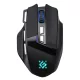 Knight GM-885 vezeték nélküli gamer egér, 3200 dpi, 8p, fekete