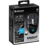 Knight GM-885 vezeték nélküli gamer egér, 3200 dpi, 8p, fekete