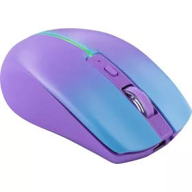   Vezeték nélküli egér Mystery MM-301 RF+BT 1600dpi 6p lila