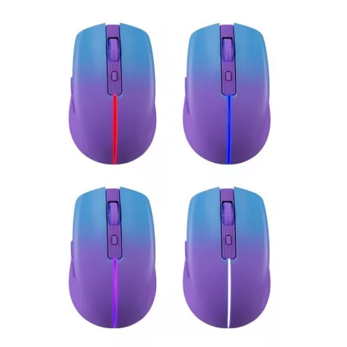 Vezeték nélküli egér Mystery MM-301 RF+BT 1600dpi 6p lila