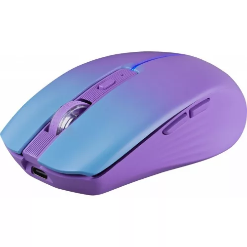 Vezeték nélküli egér Mystery MM-301 RF+BT 1600dpi 6p lila