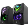Számítógép hangszórók j4 2.0 6w LED USB fekete
