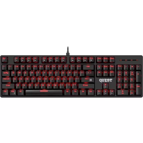 Quest gk-596 rgb anti-ghosting mechanikus billentyűzet