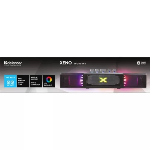 Defender Xeno 20W LED Bluetooth soundbar 65129