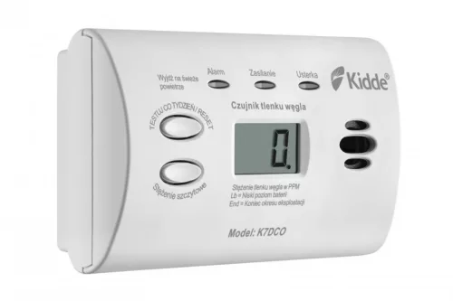 Szén-monoxid érzékelő kijelzővel k7dco