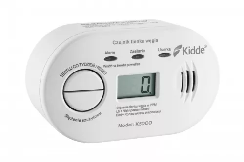 Szén-monoxid érzékelő kijelzővel k5dco