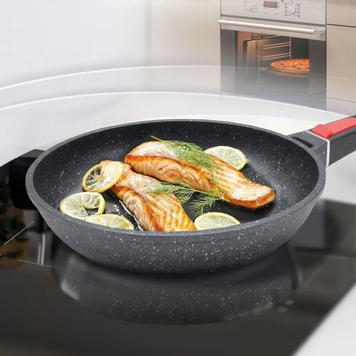 Serpenyő levehető fogantyúval, gránit, 24 cm, MR-4924 Maestro