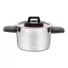 Összecsukható fogantyúval és fedővel ellátott edény MR-3530-18 2,3l