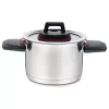 Összecsukható fogantyúval és fedővel ellátott edény MR-3530-24 5,5l