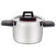 Összecsukható fogantyúval és fedővel ellátott edény MR-3530-24 5,5l