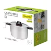 Összecsukható fogantyúval és fedővel ellátott edény MR-3530-24 5,5l