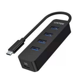 USB-C HUB; 4x USB-A 3.1; aktív; 10 W; h1117b