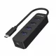 USB-C HUB; 4x USB-A 3.1; aktív; 10 W; h1117b