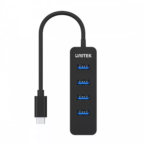 USB-C HUB; 4x USB-A 3.1; aktív; 10 W; h1117b