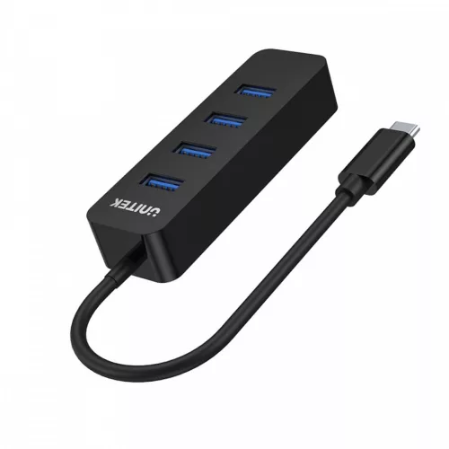 USB-C HUB; 4x USB-A 3.1; aktív; 10 W; h1117b