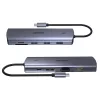 Unitek USB-C HUB 9in1, HDMI, VGA, SD, RJ45, 3x USB-A, PD 100W