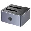 2,5/3,5"-os USB 5 Gbps-os lemezklónozó állomás; Y-3026GY01-EU