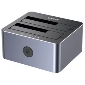   2,5/3,5"-os USB 5 Gbps-os lemezklónozó állomás; Y-3026GY01-EU