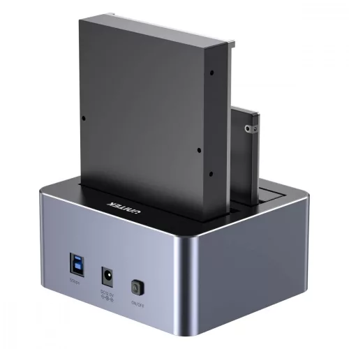 2,5/3,5"-os USB 5 Gbps-os lemezklónozó állomás; Y-3026GY01-EU