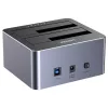 2,5/3,5"-os USB 5 Gbps-os lemezklónozó állomás; Y-3026GY01-EU