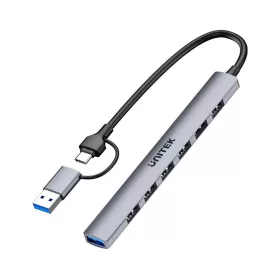 Unitek USB-A/C hub 7 az 1-ben USB-A 5 Gbps