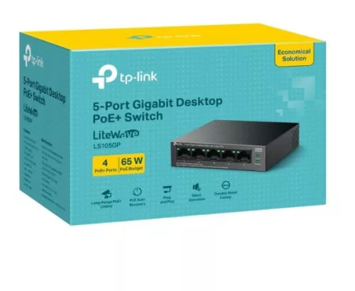 TP-Link LS105GP kapcsoló