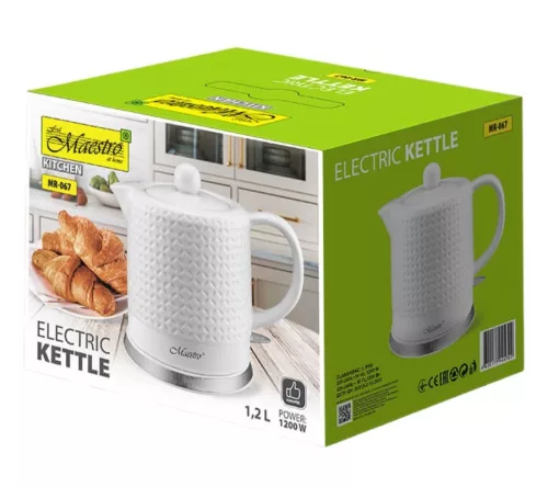 Kerámia vízforraló 1,2 l 1200 W MR-067