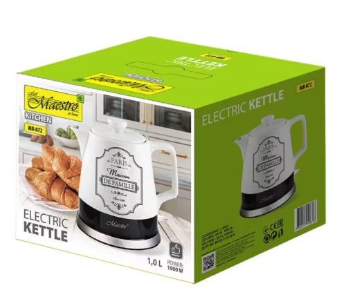 Kerámia vízforraló "Paris Maison" 1,0 l 1200 W MR-072