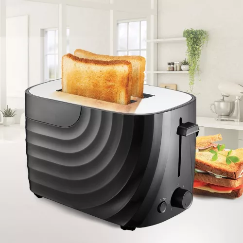 700 W-os MR-706-fekete Maestro kenyérpirító