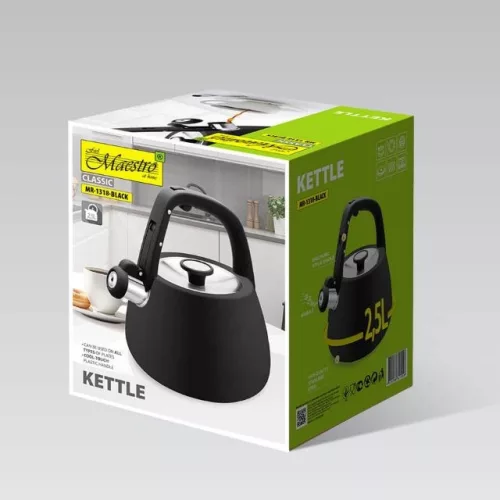 Vízforraló 2,5 l MR-1318-fekete Maestro