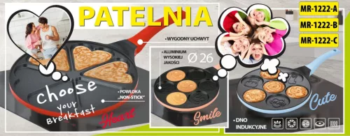 Palacsinta forma 26cm "mosoly" MR-1222-B Maestro