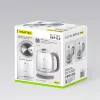 Elektromos üveg vízforraló 1,7 l 2200 W MR-056-szürke Maestro