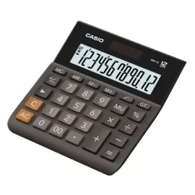   Calculator de birou Casio MH-12BK-S, 12 cifre, 127x136,5 mm, negru
