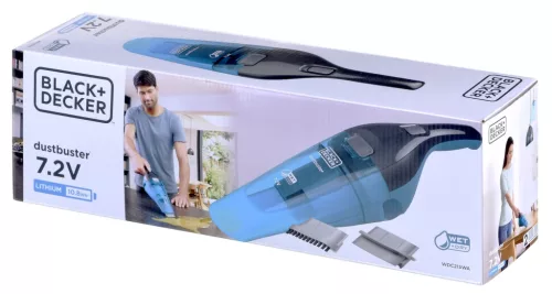 Nedves és száraz 7.2 V-os WDC215WA Black+Decker háztartási porszívó