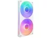 F240 RGB magos PWM ventilátor fehér