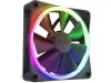 F120 RGB 120 mm-es fekete ventilátor