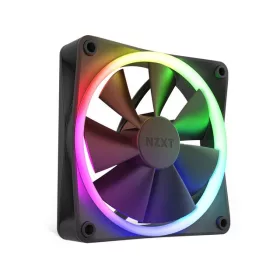 F120 RGB 120 mm-es fekete ventilátor