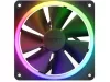 F120 RGB 120 mm-es fekete ventilátor