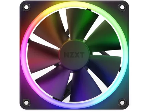 F120 RGB 120 mm-es fekete ventilátor