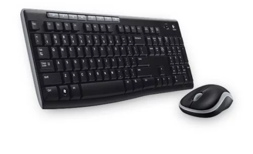 Logitech mk270 membrán billentyűzet 920-004508 (USB (2,4 GHz-es rádió); fekete)